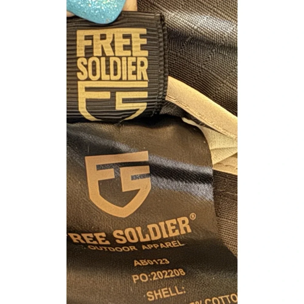 Free Soldier Cargo Pants 34x28 Tactical Ripstop‎ Gray Outdoor Hiking